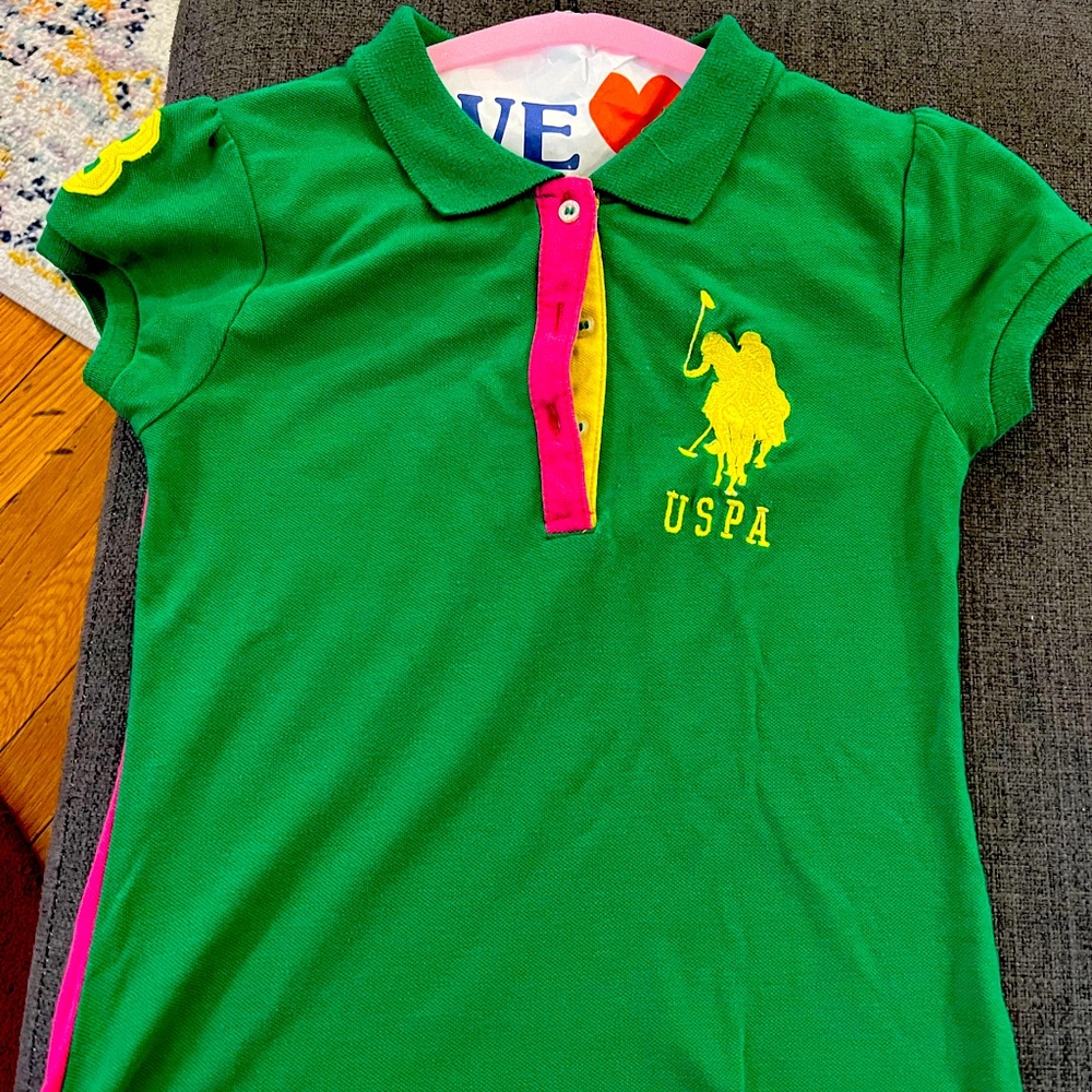 U.S. Polo Association size 6X cute casual dress